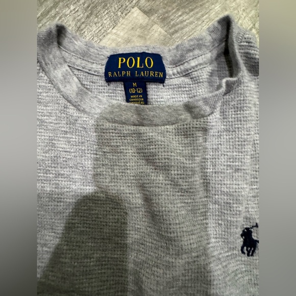 4 piece bundle set polo Ralph Lauren. 3 tops size 10/12 and swim trunks small. - Picture 9 of 10